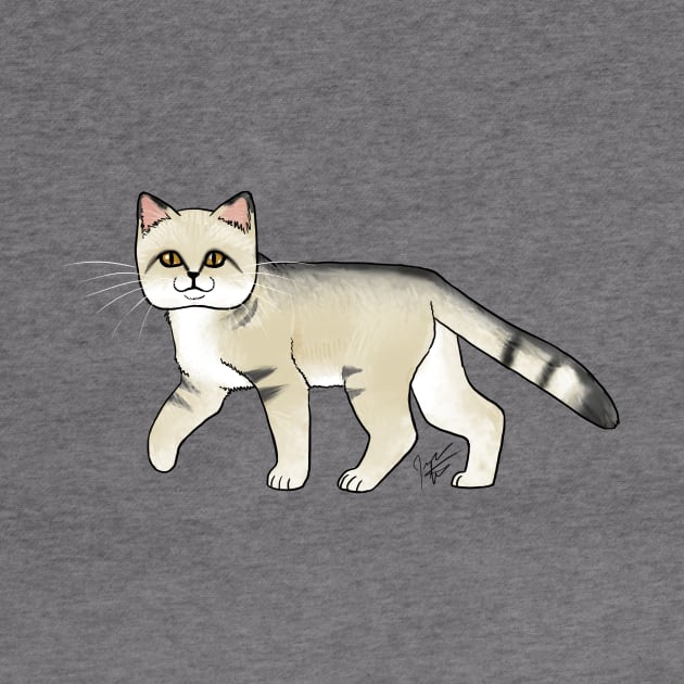 Cat - Sand Cat - Yellow by Jen's Dogs Custom Gifts and Designs